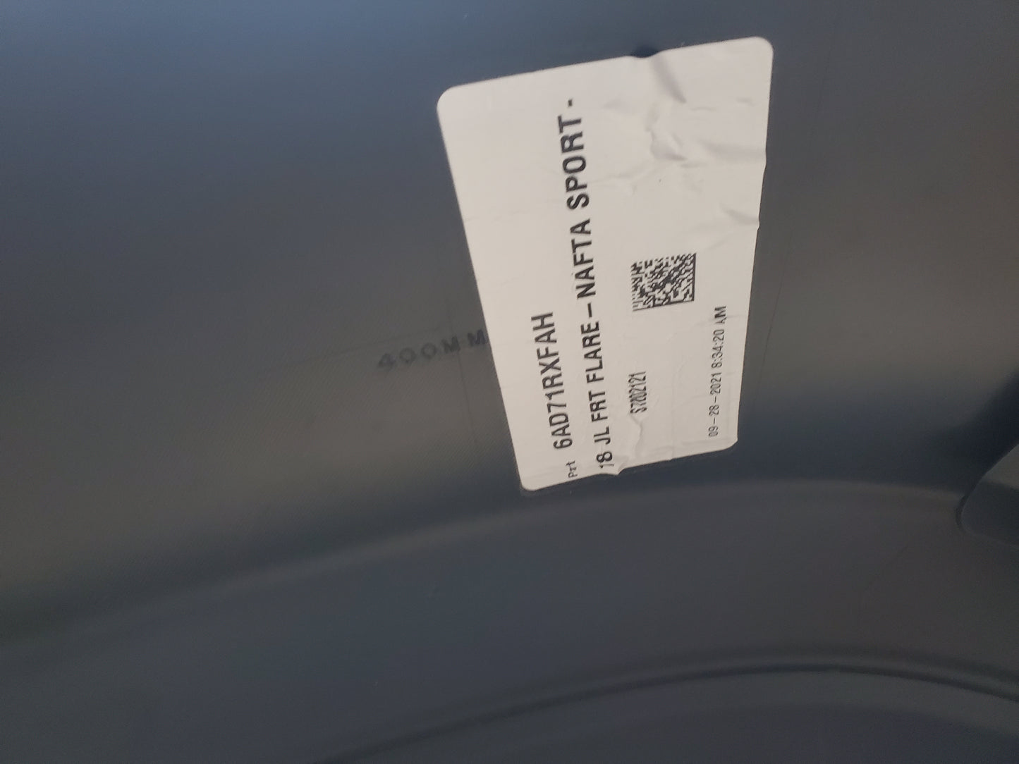 2018-2025 Jeep Wrangler JL Gladiator JT Sport Fender Flares Front Drivers Side