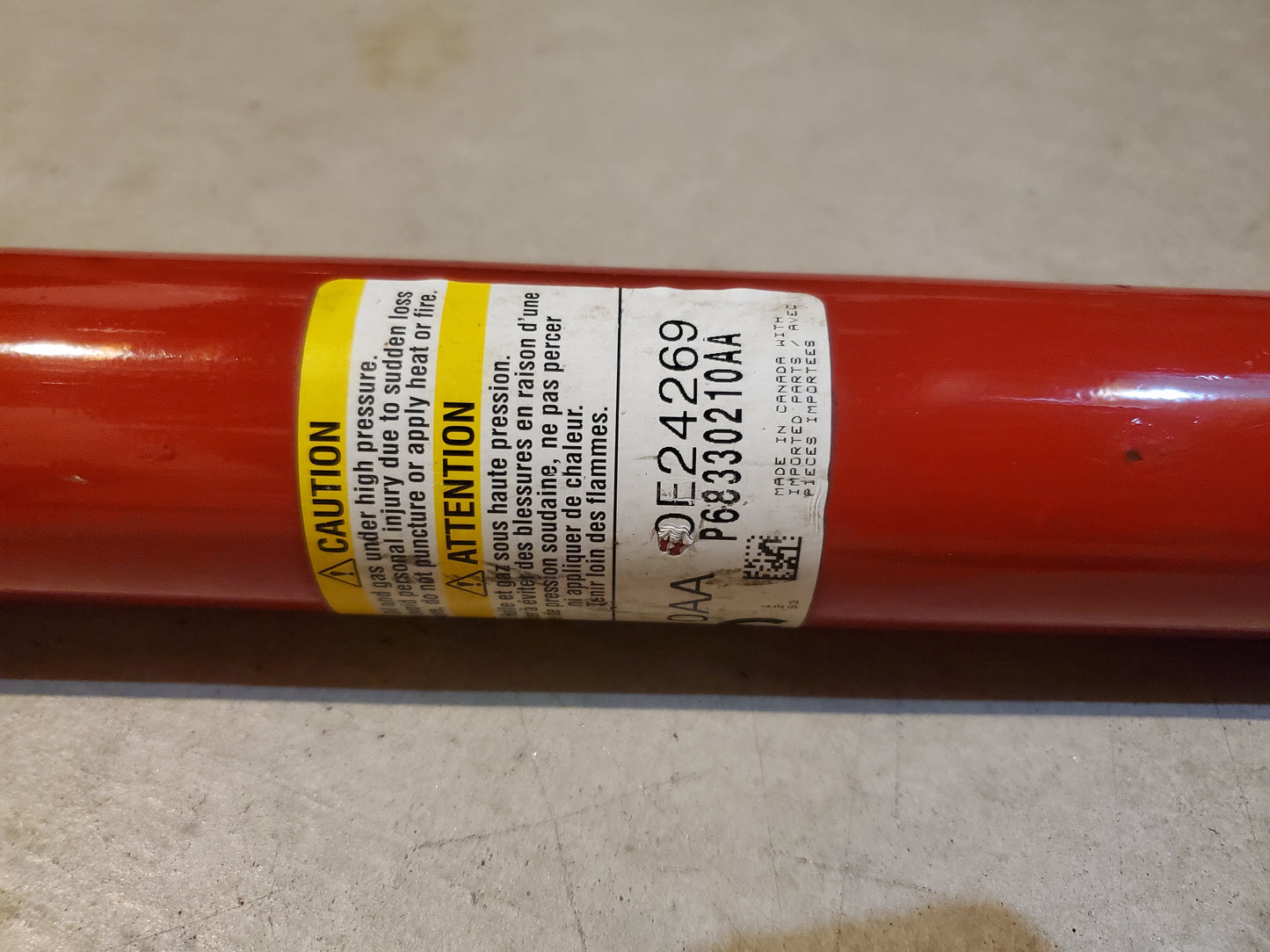 2018-2025 Jeep Wrangler JL Rubicon Rear Shock OEM 68330210AA