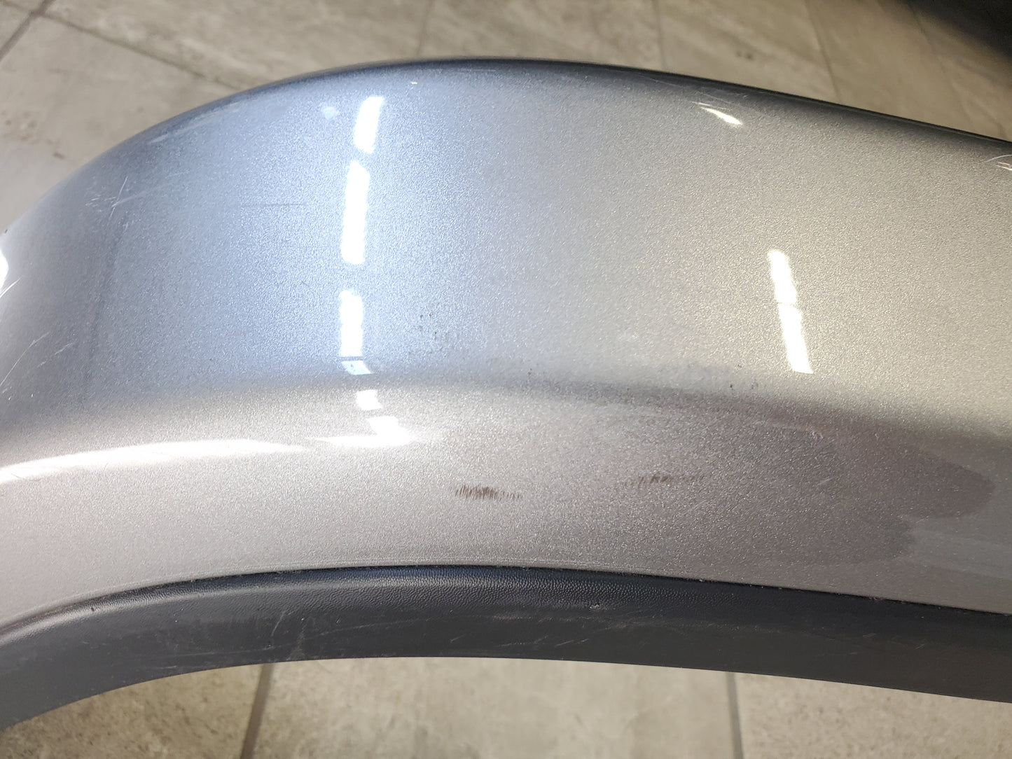 2018-2025 Jeep Wrangler JL Rubicon Rear Right Passenger Side Fender Flare Silver Metallic