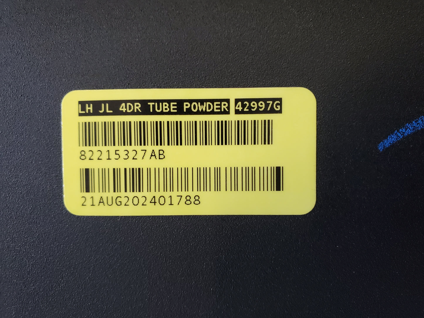 2018-2025 Jeep Wrangler JL 4 Door Tubular Side Step Left Driver's Side