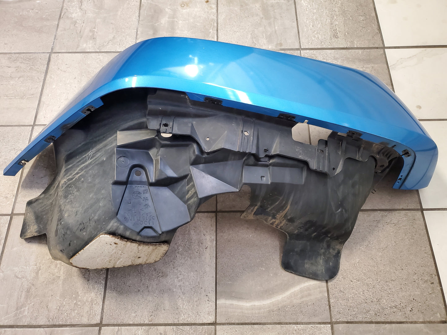 2007-2018 Jeep Wrangler JK Fender Flares Front Left Drivers Side Surf Blue