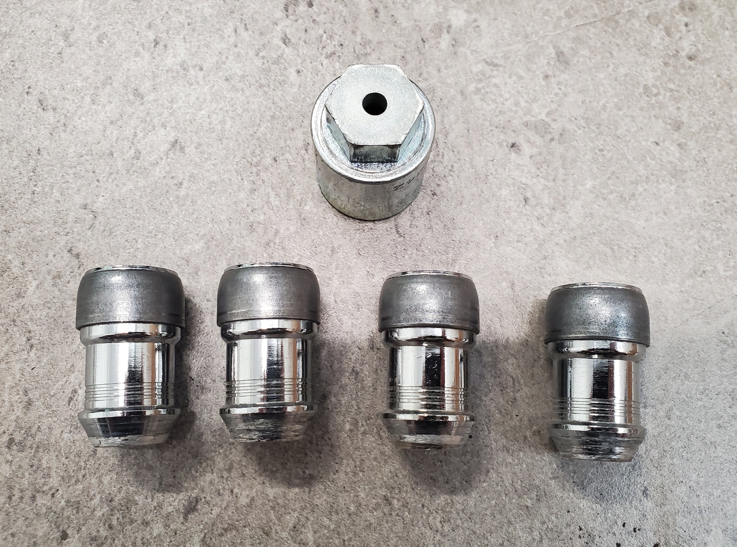 2018-2026 Jeep Wrangler JL Gladiator JT Wheel Locks OEM 82215711