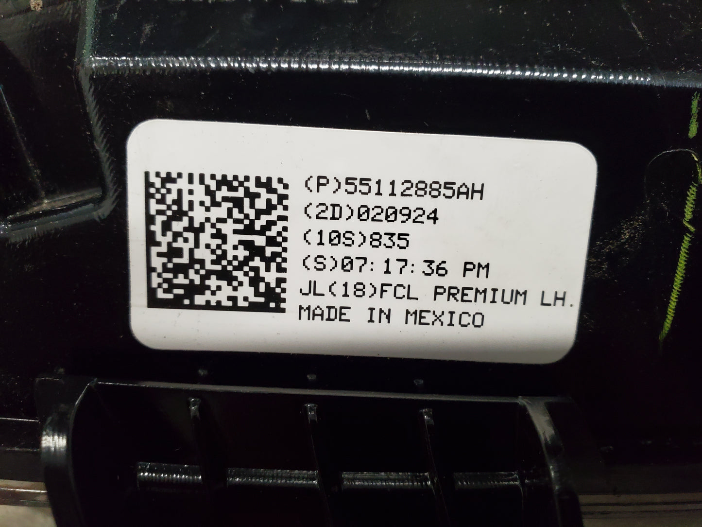 2018-2025 Jeep Wrangler JL Gladiator JT Fender Flares LED DRL Running Light Left 55112885AH