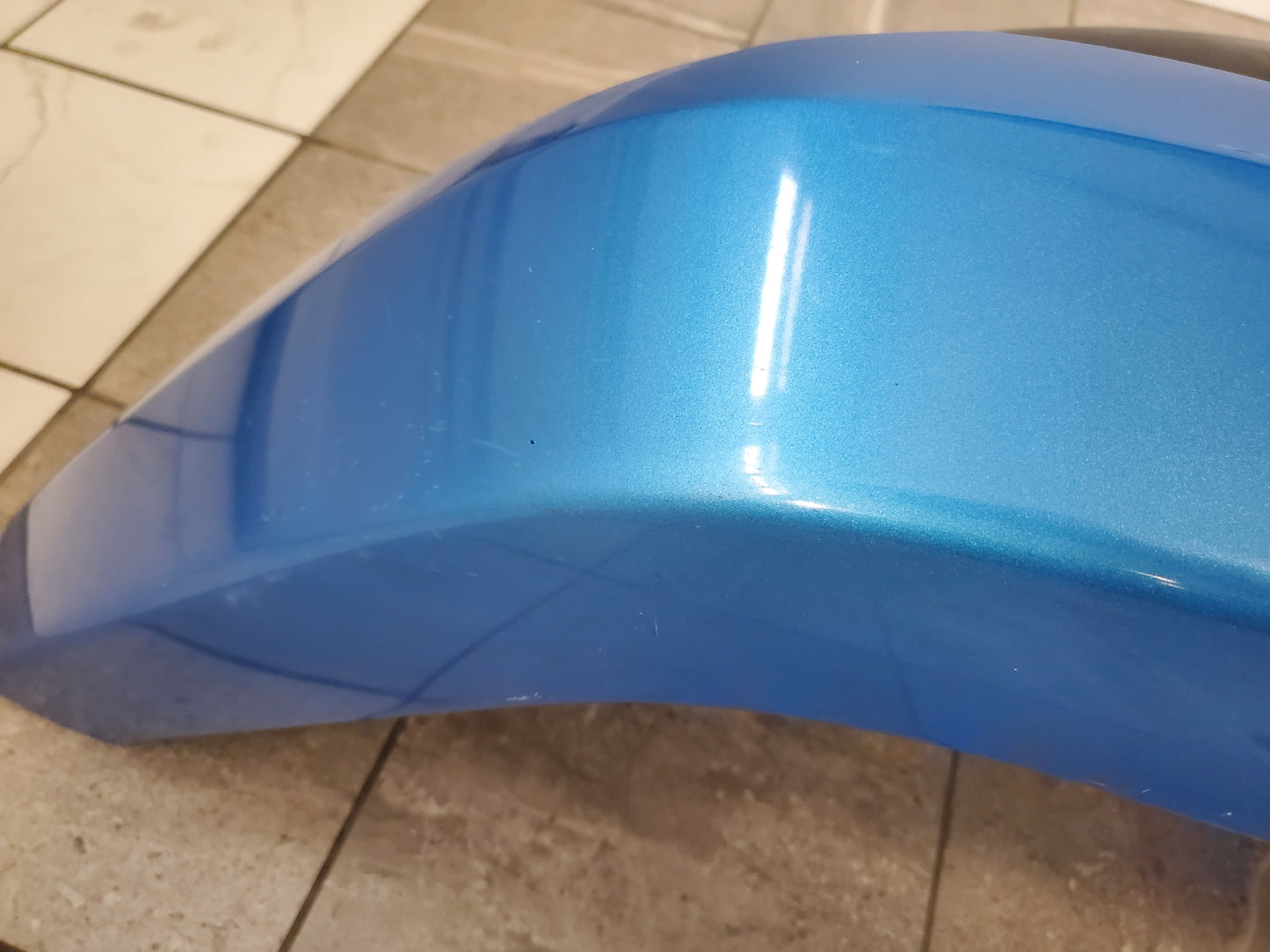 2007-2018 Jeep Wrangler JK Fender Flares OEM Rear Left, Driver's Side Surf Blue