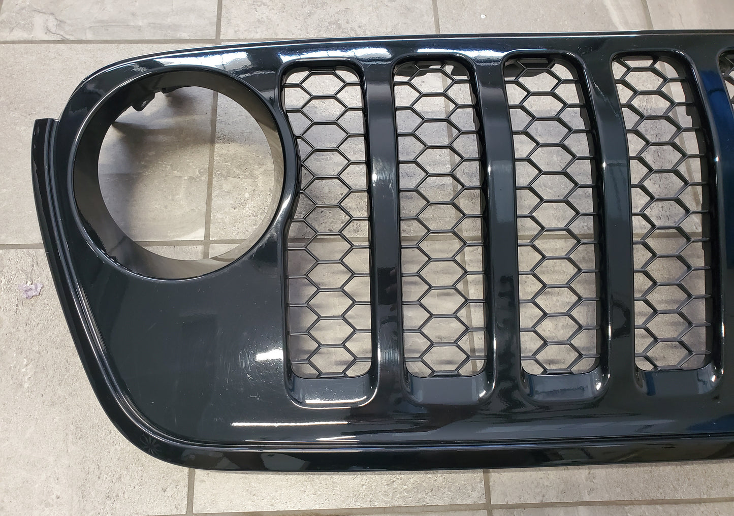 2018-2025 Jeep Wrangler JL Gladiator JT Grille OEM in Black 6KM35TRMAA