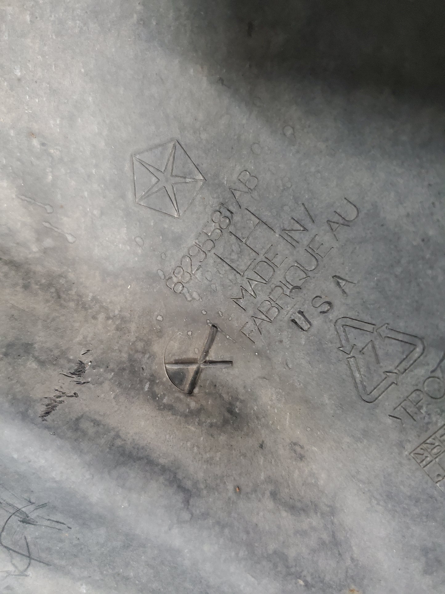 2018-2025 Jeep Wrangler JL Steel Rear Bumper End Cap Left, Driver's Side 68295581AB