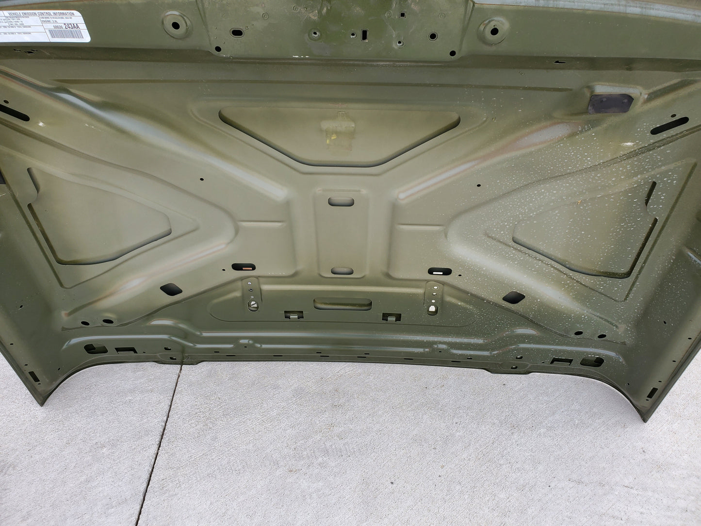 2018-2025 Jeep Wrangler JL Gladiator JT Hood in Sarge Green