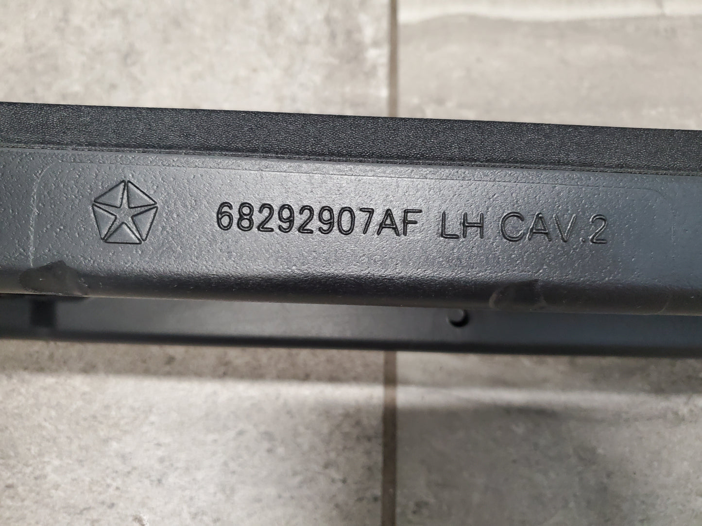 2018-2025 Jeep Wrangler JL Side Steps Running Boards 4-Door Left Driver's Side 68292907AF