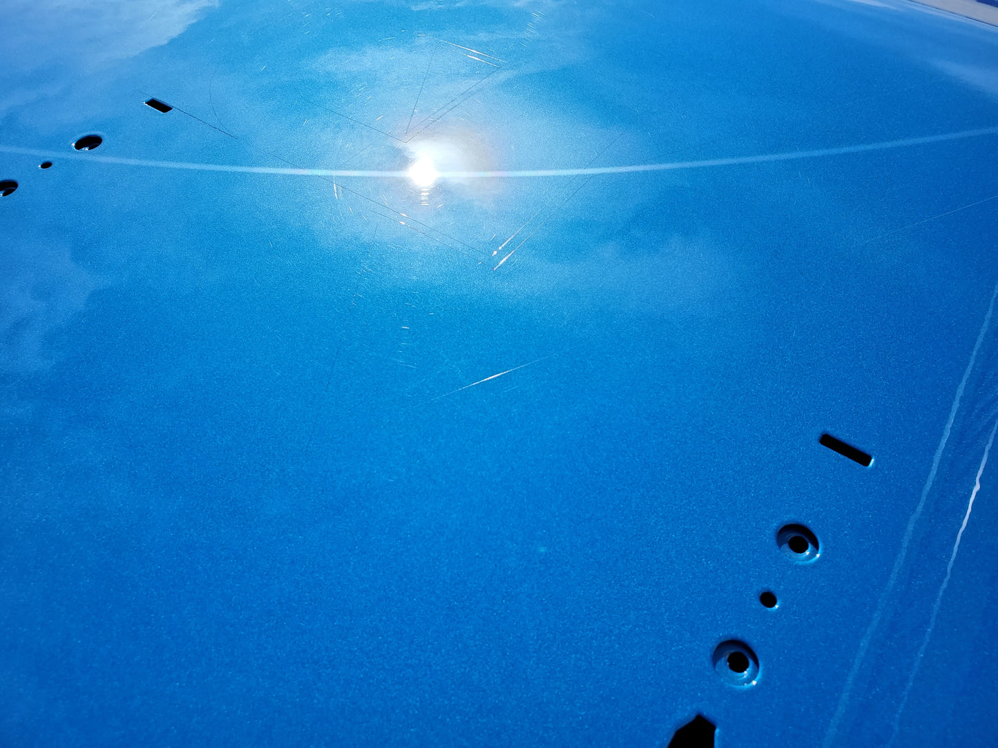 2018-2025 Jeep Wrangler JL Gladiator JT Hood in Hydro Blue