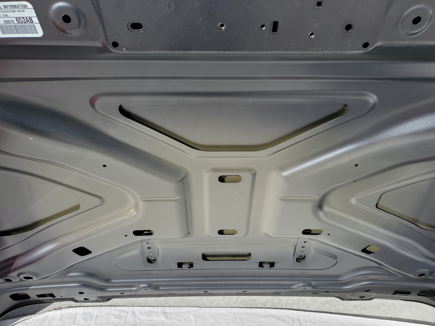 2018-2025 Jeep Wrangler JL Gladiator JT Hood in Granite Crystal