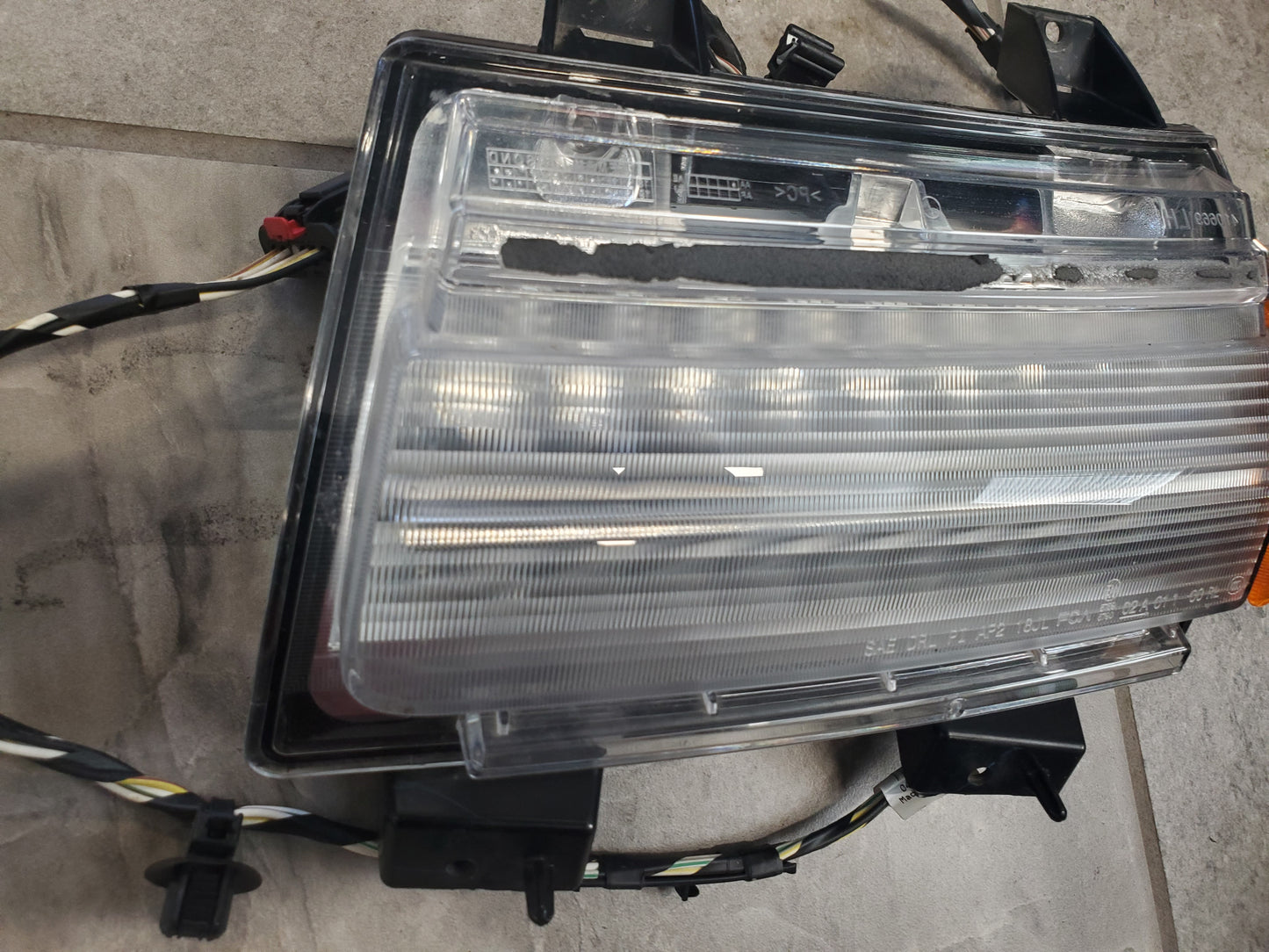 2018-2024 Jeep Wrangler JL Gladiator JT Fender Flares LED DRL Running Light Left 55112885AF
