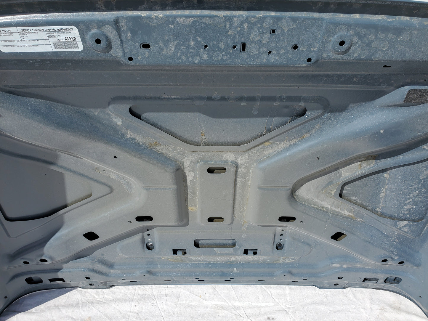 2018-2025 Jeep Wrangler JL Gladiator JT Hood in Anvil