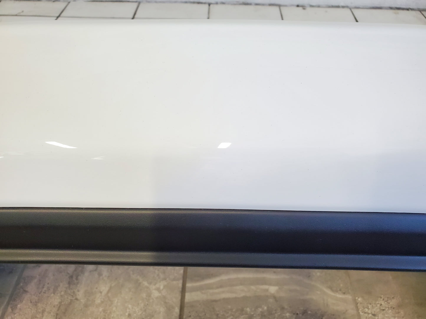 2020-2025 Jeep Gladiator JT Sport Fender Flares Rear Left Drivers Side Bright White Wide Trim