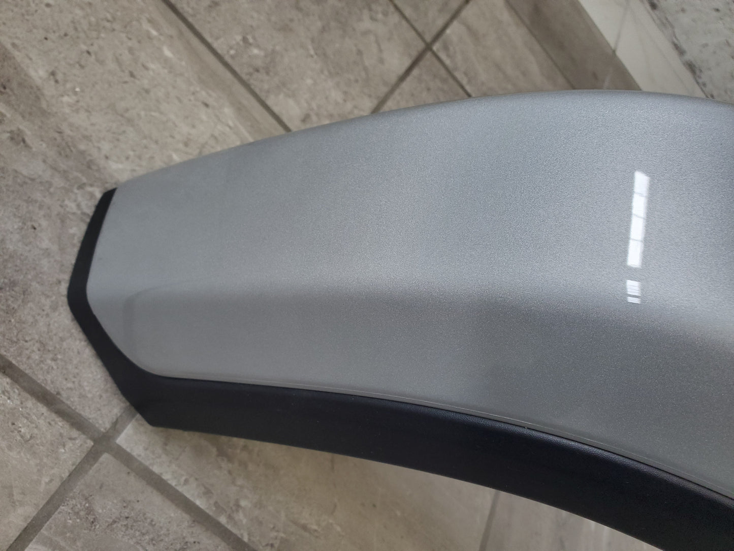 2018-2025 Jeep Wrangler JL Sahara Rear Right Passenger Side Fender Flare Silver Zynith.