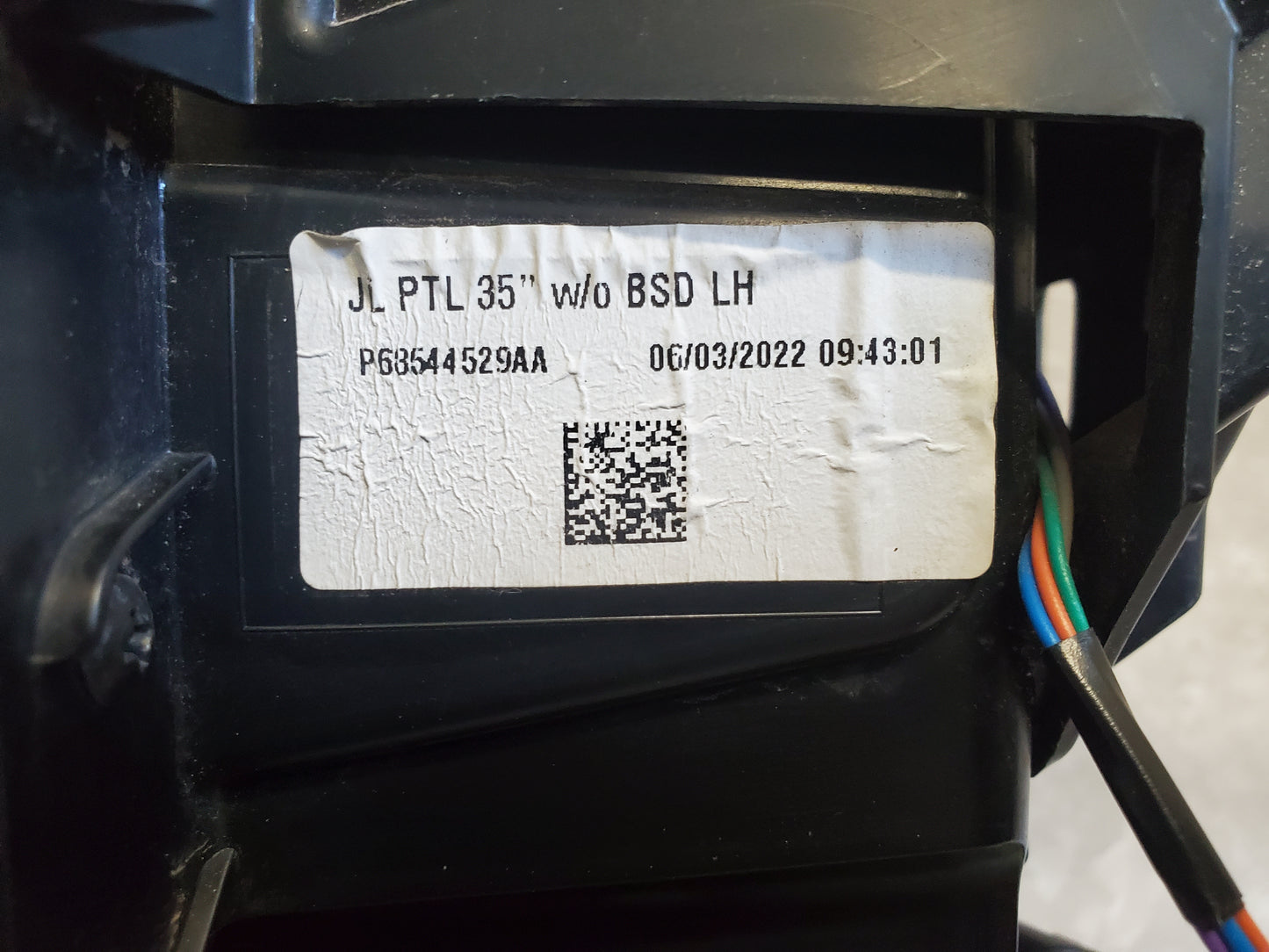 2018-2025 Jeep Wrangler JL Recon LED Tail Light Left Driver's Side 68544529AA