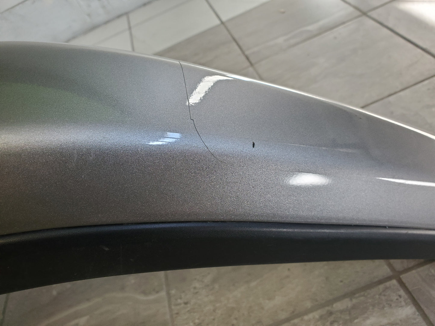 2018-2025 Jeep Wrangler JL Rubicon Rear Right Passenger Side Fender Flare Silver Metallic