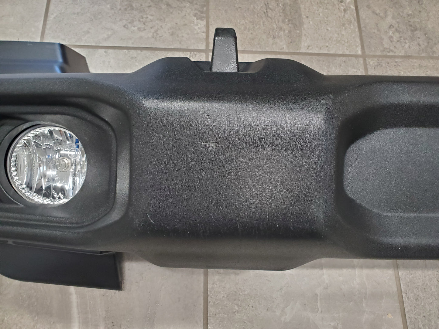 2018-2025 Jeep Wrangler JL Gladiator JT Sport Front Bumper With Halogen Fog Lights, Tow Hooks