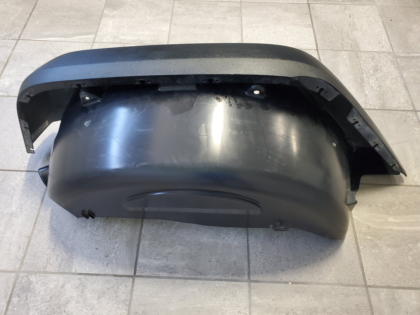 2007-2018 Jeep Wrangler JK Rear Left Drivers Side Fender Flare OEM With Liner Textured Black