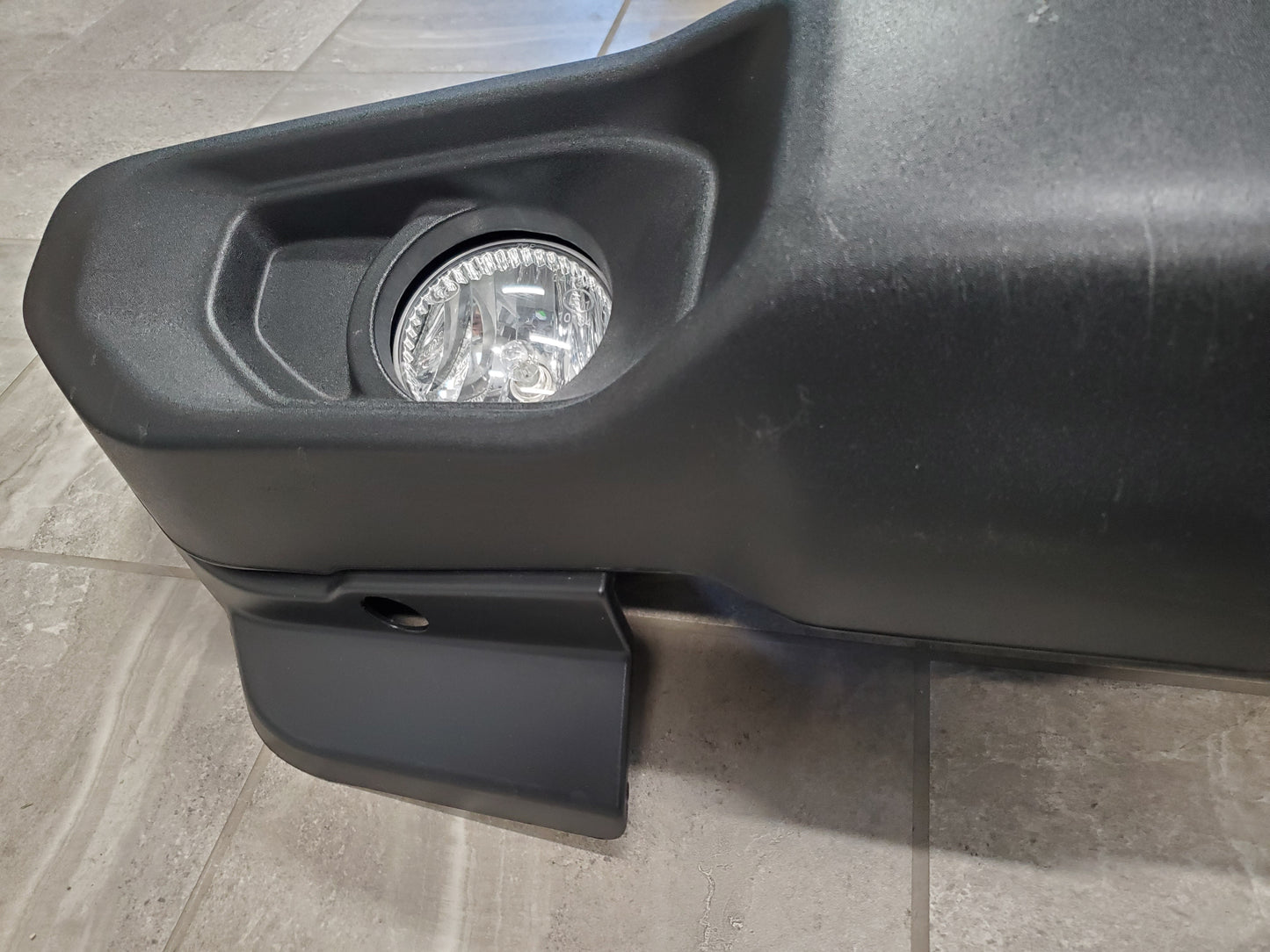 2018-2025 Jeep Wrangler JL Gladiator JT Sport Front Bumper With Halogen Fog Lights, Tow Hooks