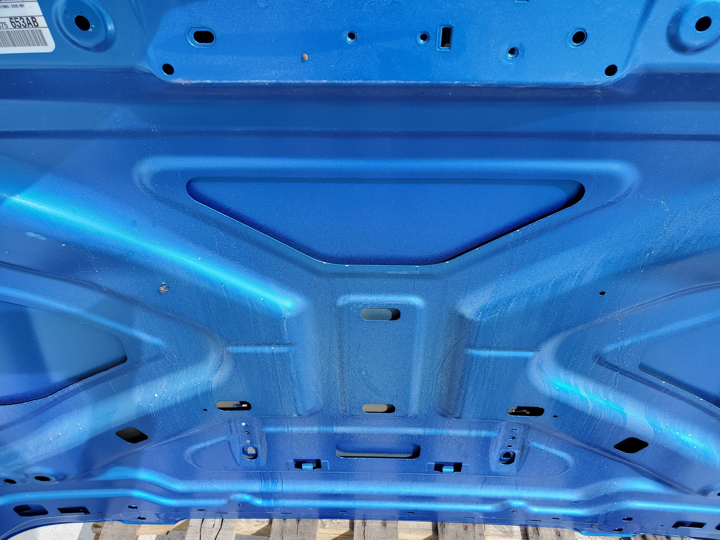 2018-2025 Jeep Wrangler JL Gladiator JT Hood in Hydro Blue