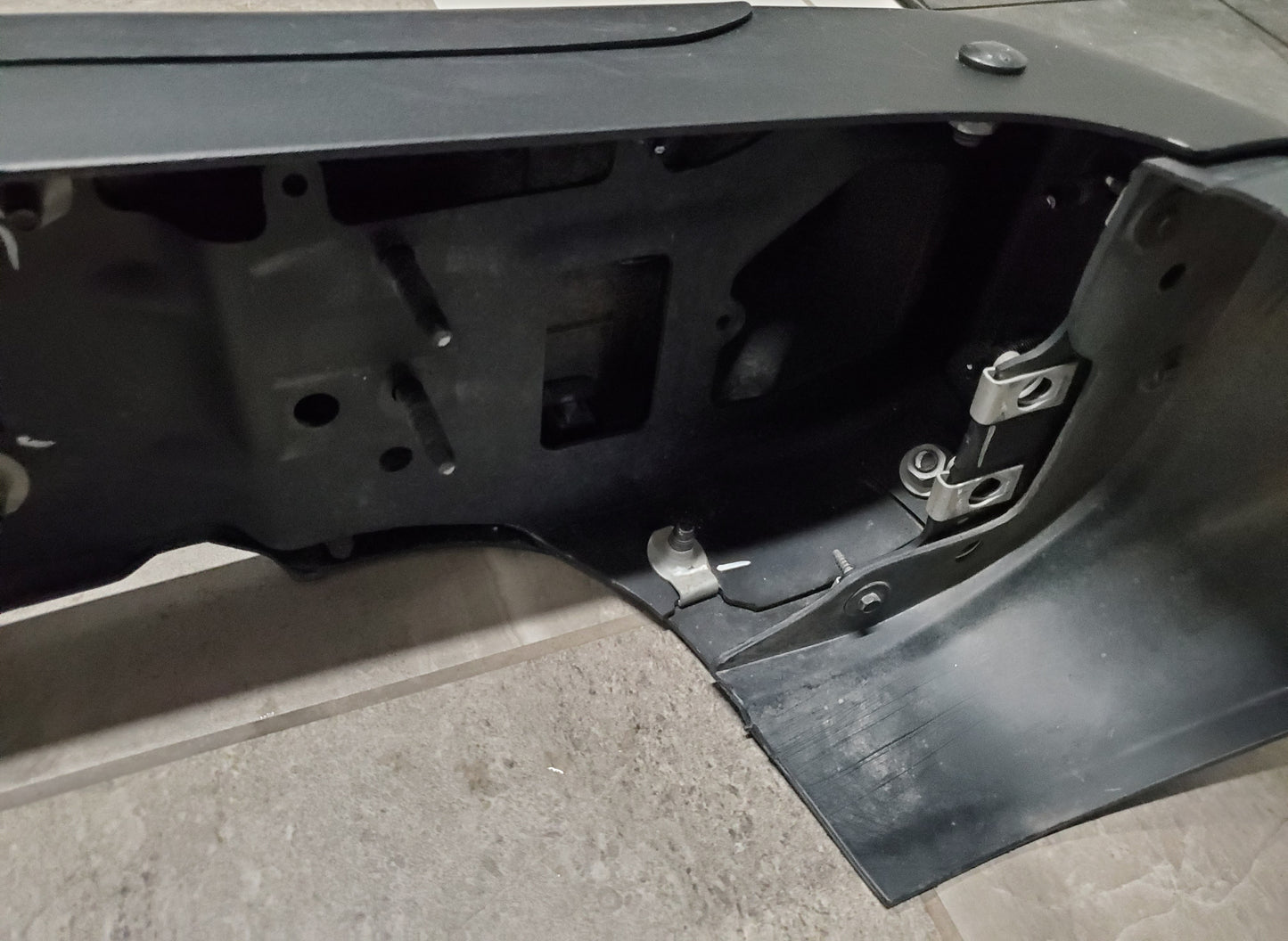 2018-2025 Jeep Wrangler JL Steel Rear Bumper OEM With End Caps, Park Assist