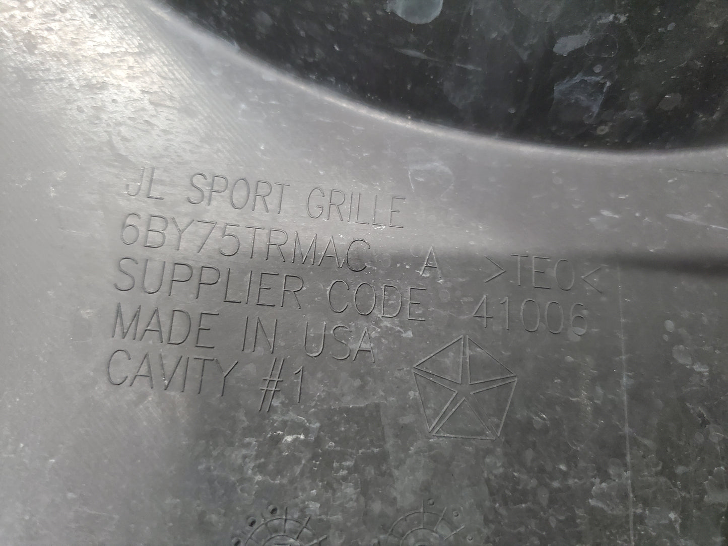 2018-2025 Jeep Wrangler JL Gladiator JT Sport Grille OEM Hella Yella 6BY75TRMAC