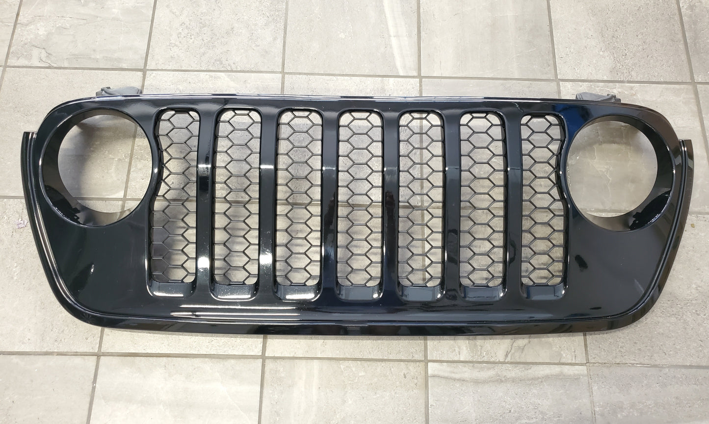 2018-2025 Jeep Wrangler JL Gladiator JT Grille OEM in Black 6KM35TRMAA