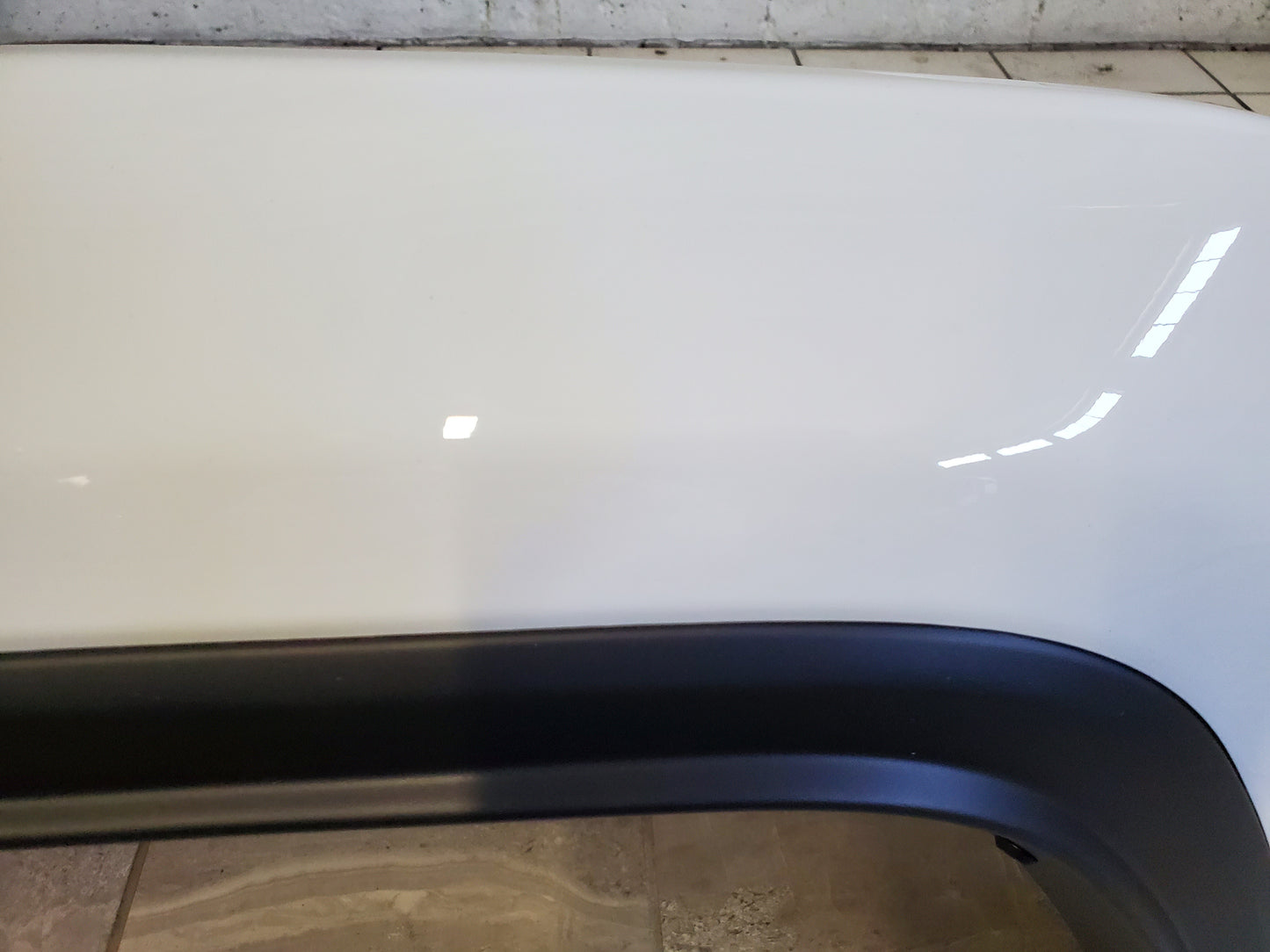 2020-2025 Jeep Gladiator JT Sport Fender Flares Rear Left Drivers Side Bright White Wide Trim