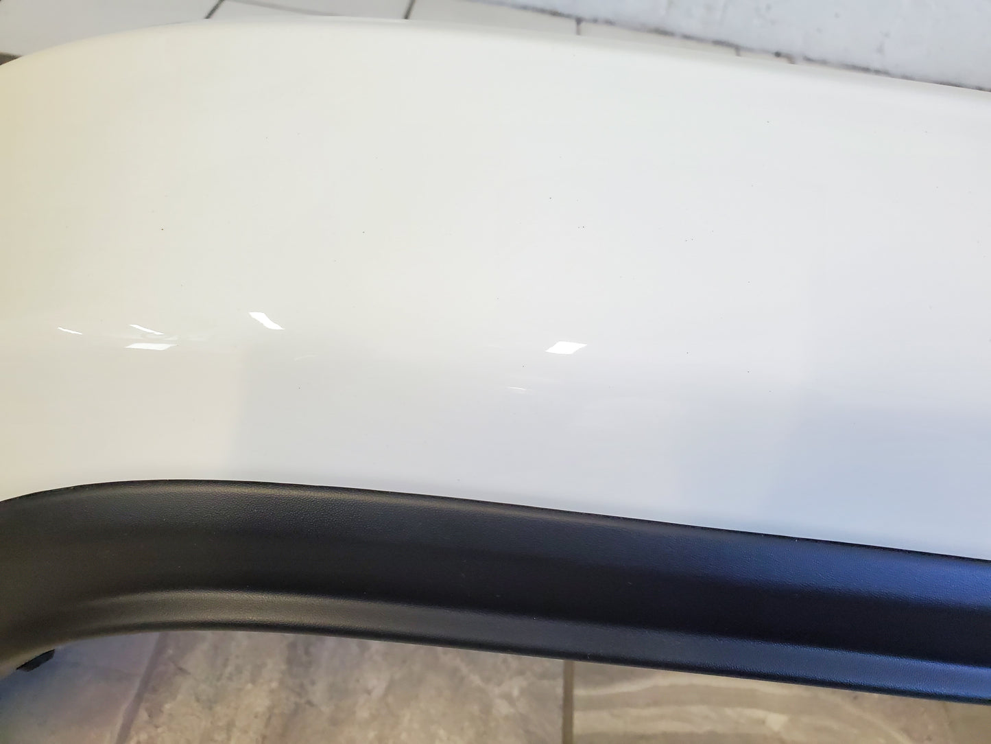 2020-2025 Jeep Gladiator JT Sport Fender Flares Rear Left Drivers Side Bright White Wide Trim