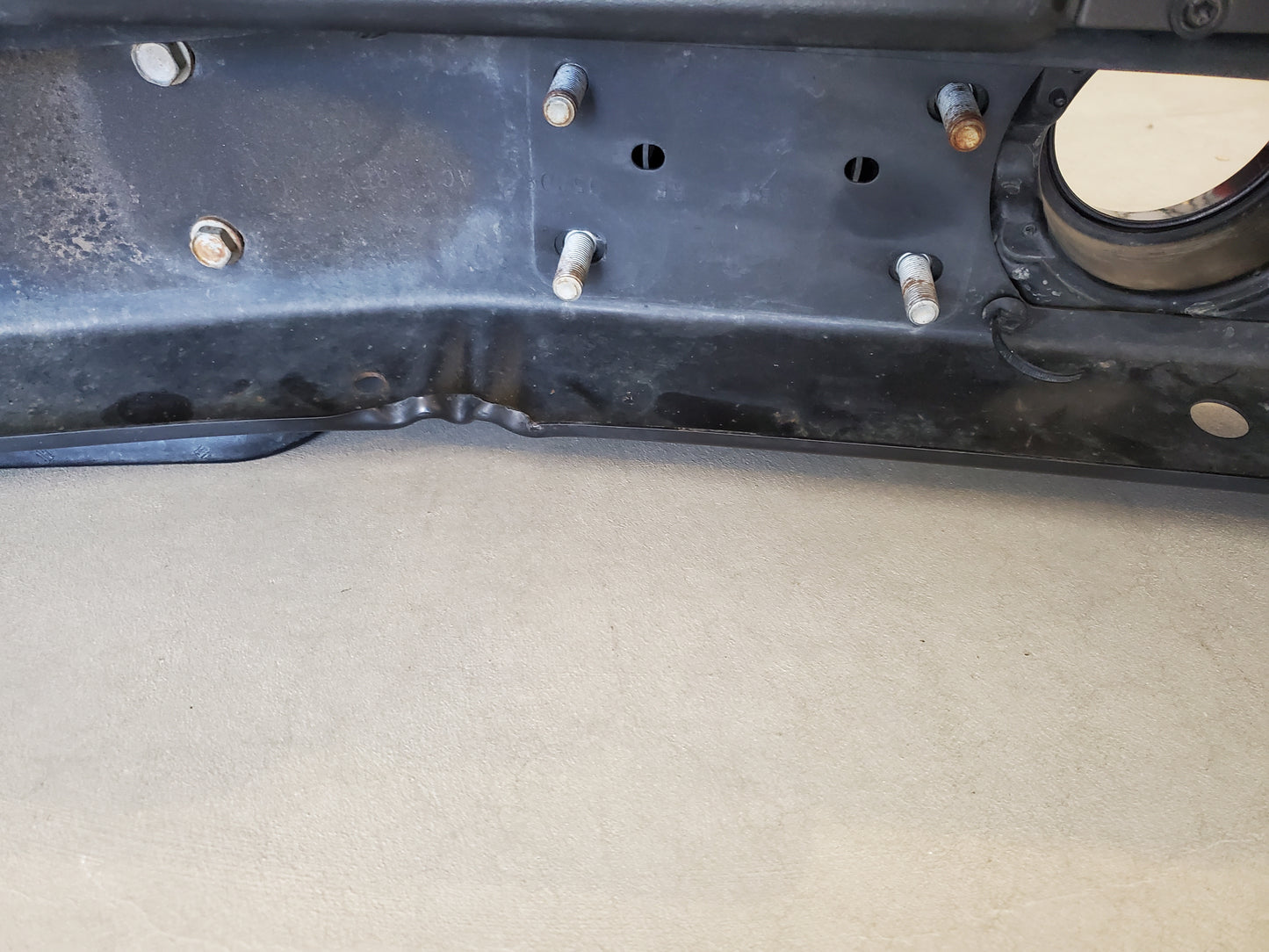 2007-2018 Jeep Wrangler JK Front Bumper OEM With Granite Crystal Cover, Tow Hooks