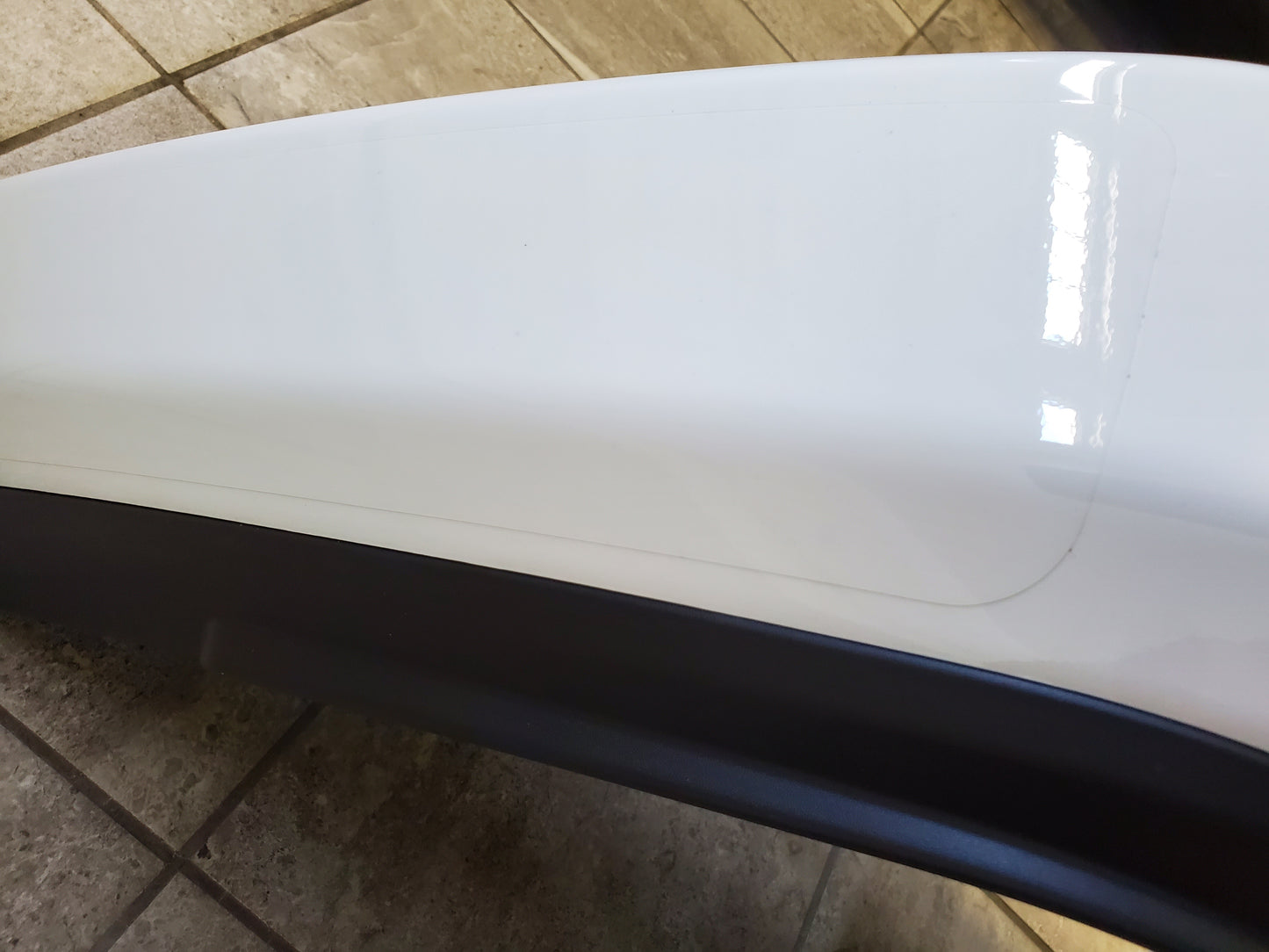 2020-2025 Jeep Gladiator JT Sport Fender Flares Rear Left Drivers Side Bright White Wide Trim