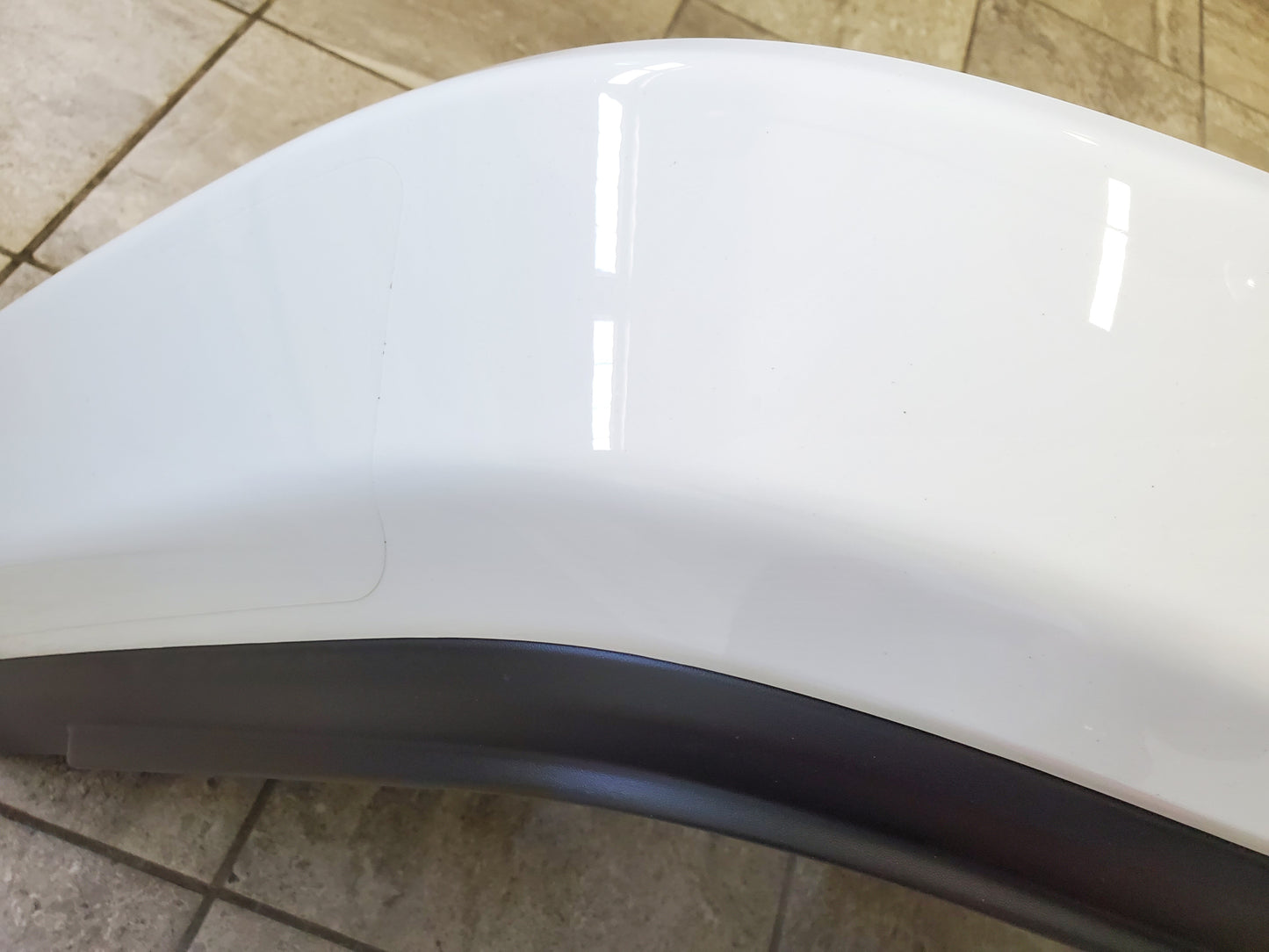 2020-2025 Jeep Gladiator JT Sport Fender Flares Rear Left Drivers Side Bright White Wide Trim