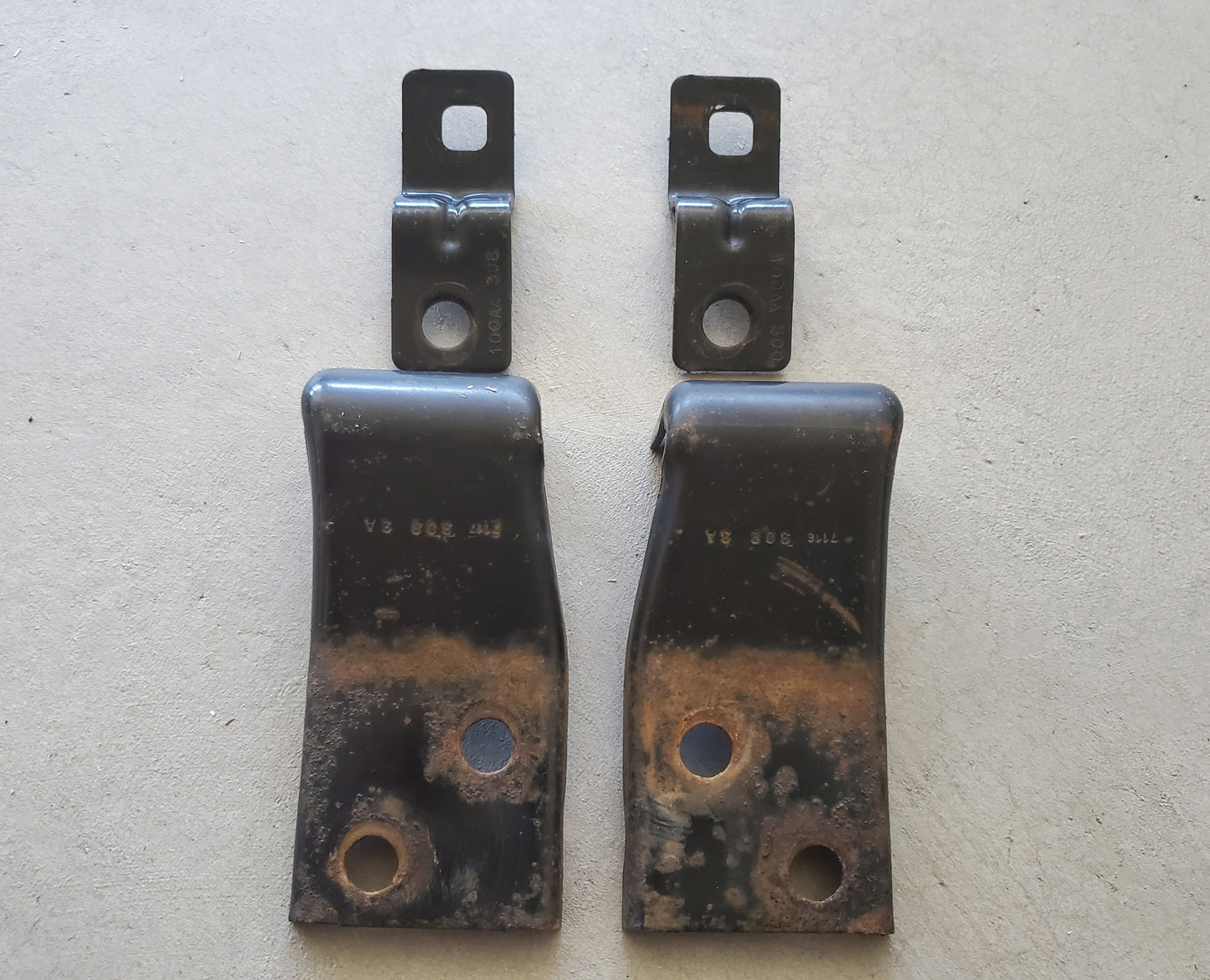2007-2018 Jeep Wrangler JK Rear Bumper Brackets OEM