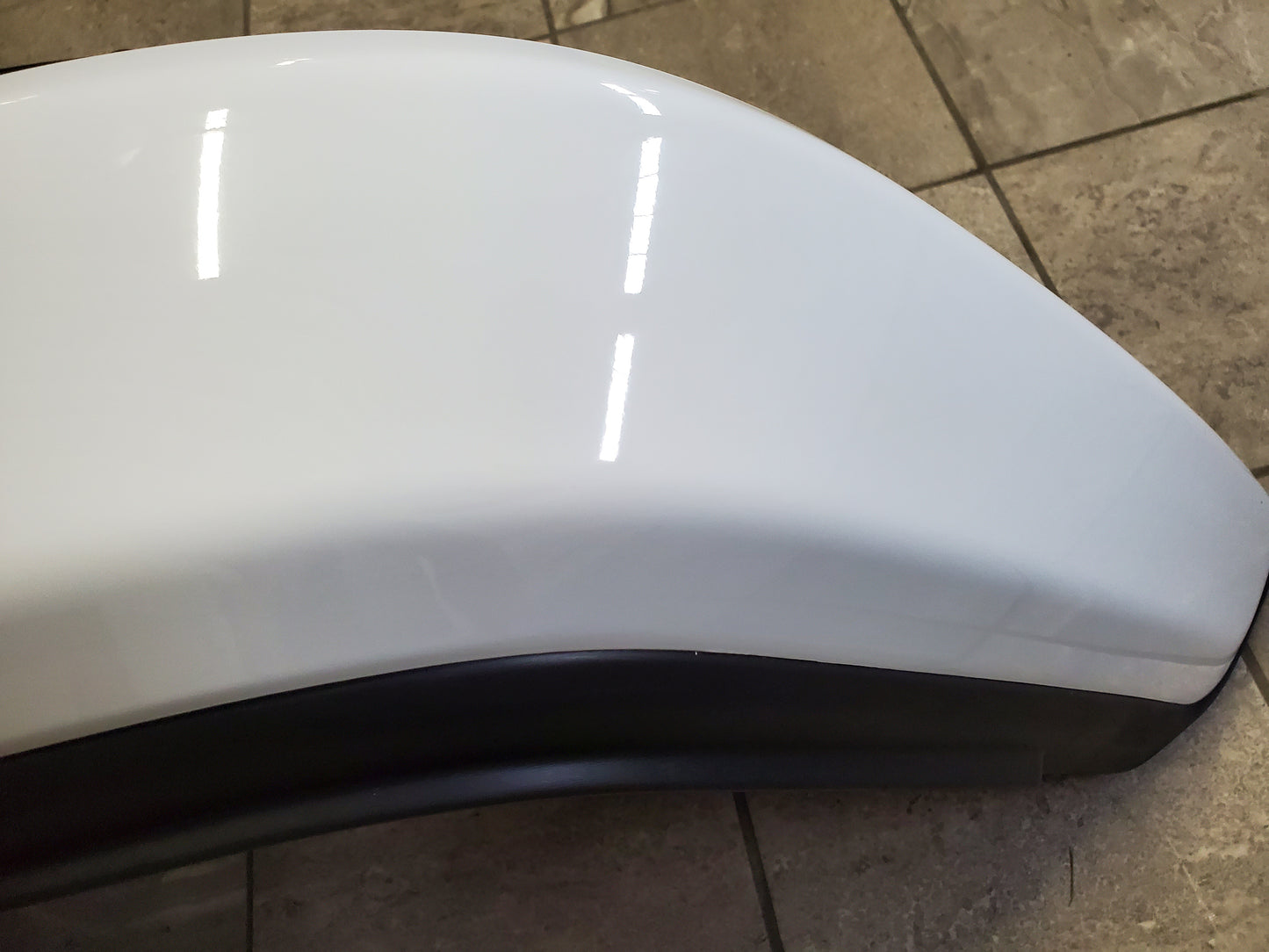 2020-2025 Jeep Gladiator JT Sport Fender Flares Rear Right Passenger Side Bright White Wide Trim