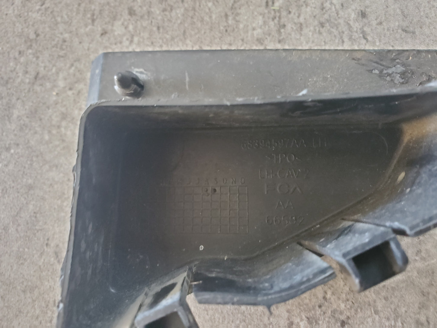 2018-2025 Jeep Wrangler JL Gladiator JT Rubicon Fender Flares Sill Cover OEM Left Drivers Side