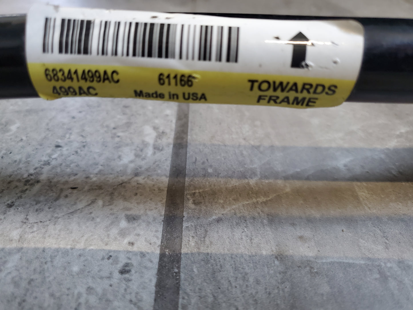 2020-2025 Jeep Gladiator JT Rubicon Rear Sway Bar With Ends OEM 68341499AC