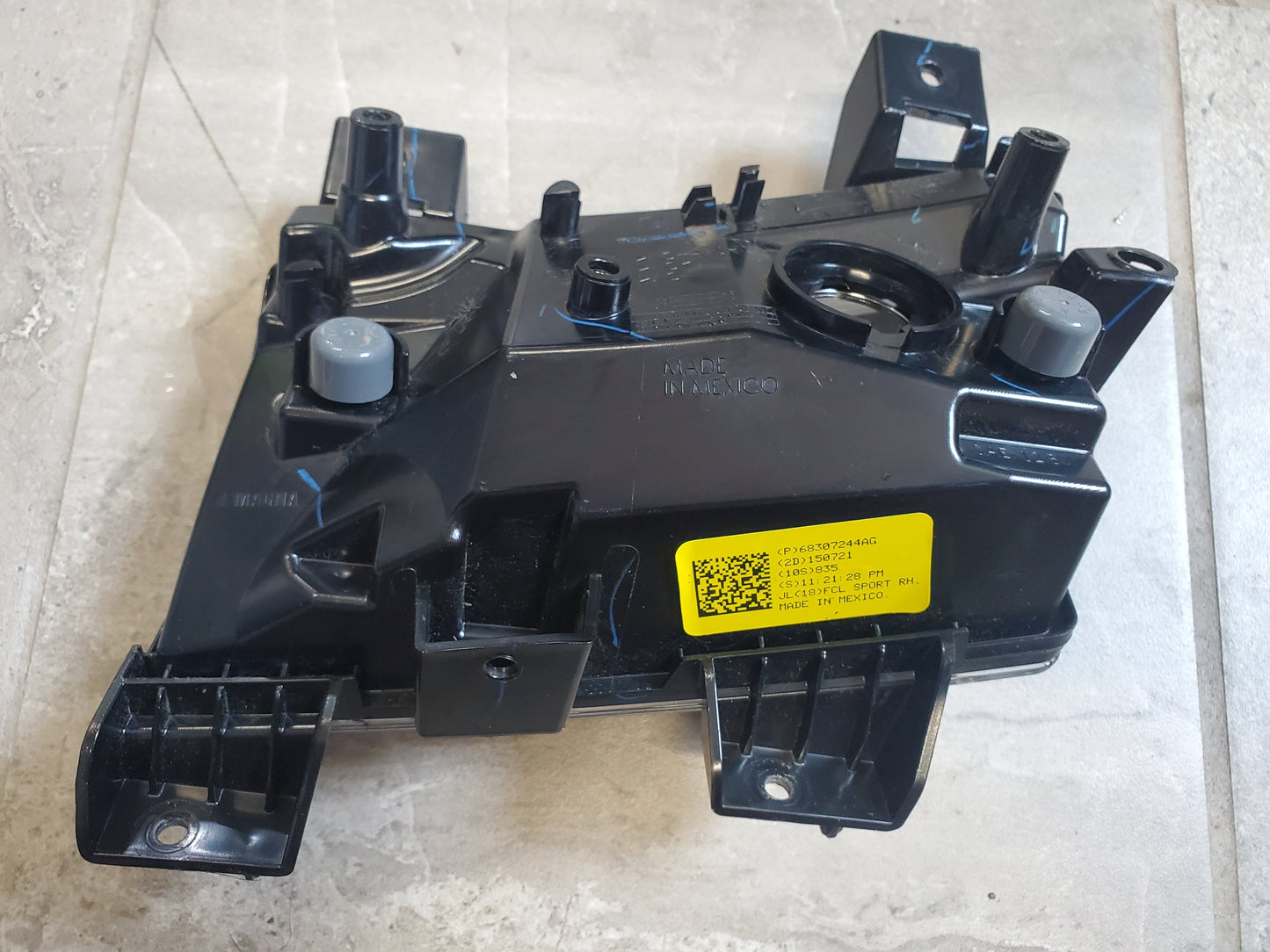 2018-2025 Jeep Wrangler JL Gladiator JT Sport Halogen DRL Housing Front Right Passenger Side 68307244AG