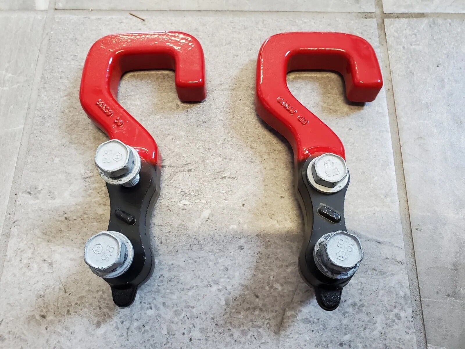 20202023 Jeep Gladiator JT Rear Tow Hooks OEM Left and Right Red With