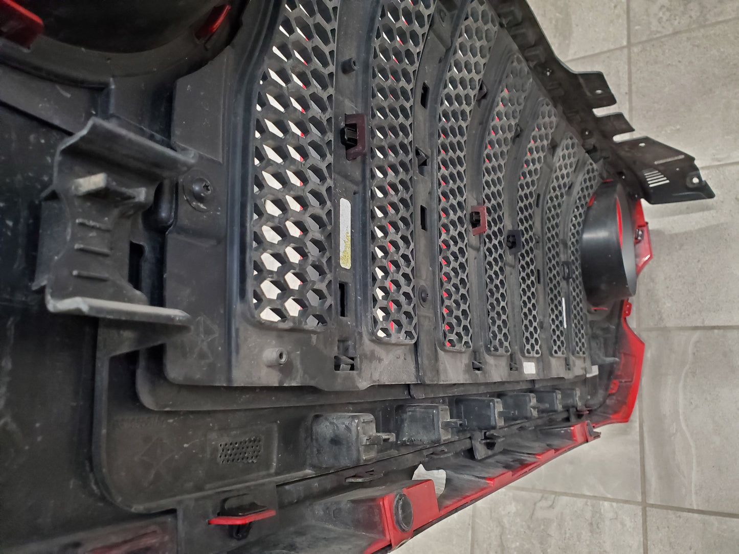 2018-2026 Jeep Wrangler JL Gladiator JT Sahara Grille OEM Firecracker Red 6BY79TRMAB