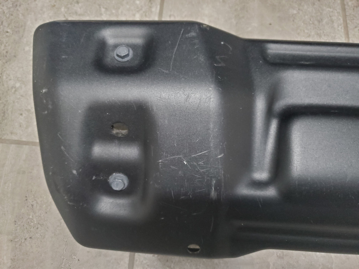 2018-2025 Jeep Wrangler JL Gladiator JT Front Bumper Steel Lower Skid Plate OEM With Brackets