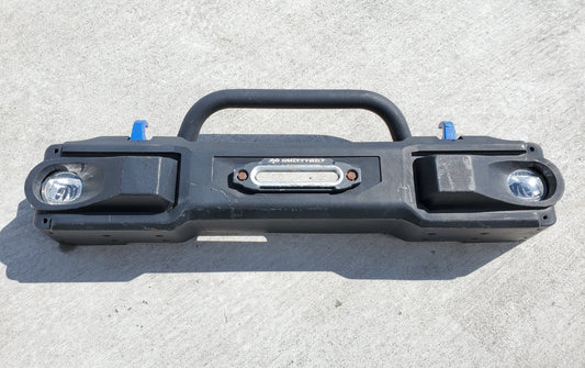 2018-2025 Jeep Wrangler JL Gladiator JT DV8 Offroad Modular Front Bumper No End Caps