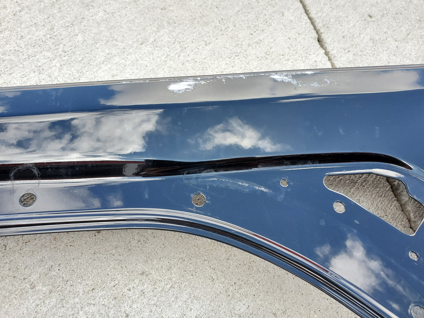 2018-2025 Jeep Wrangler JL Gladiator JT Front Left Fender OEM Black 1094
