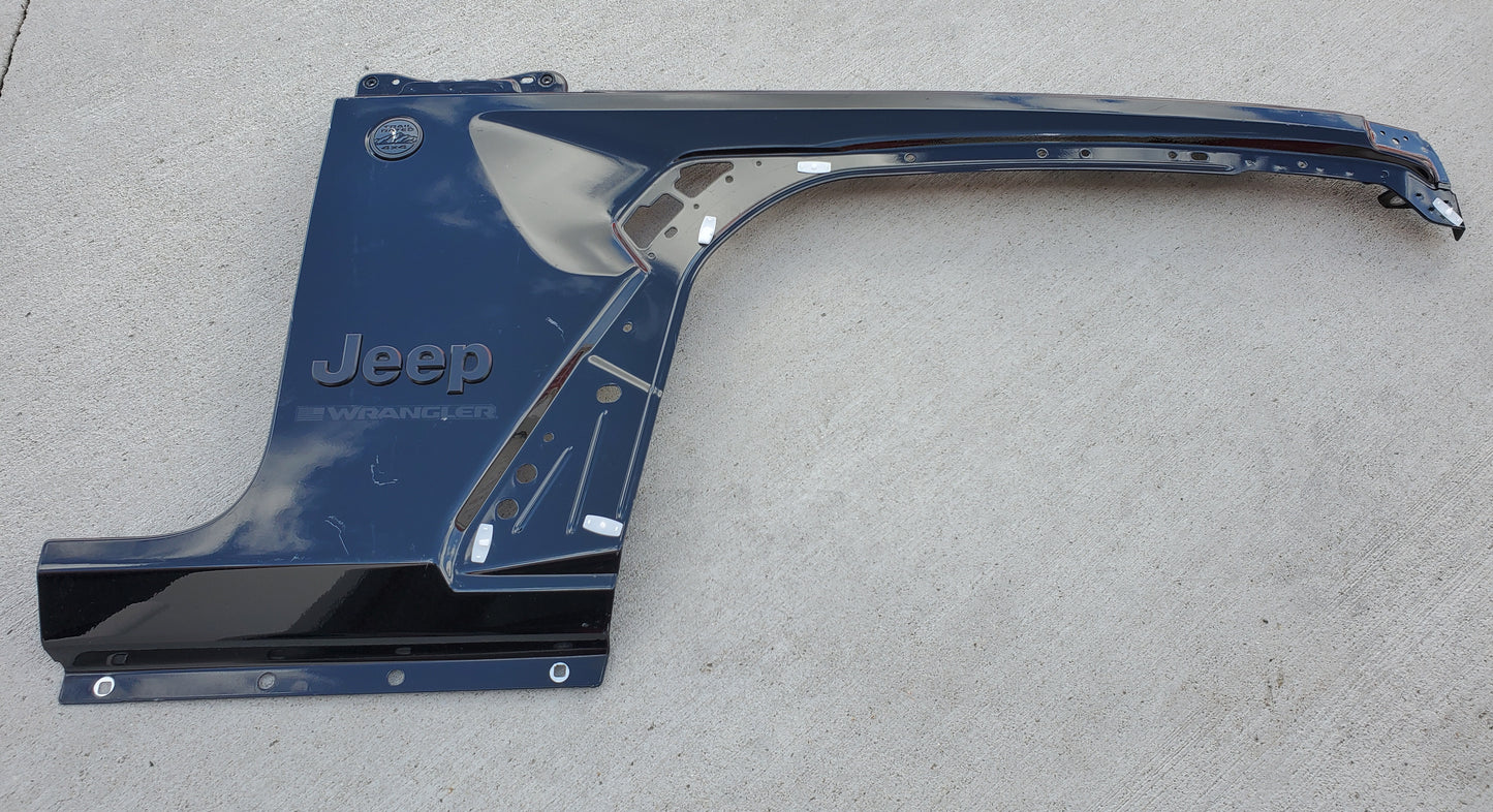 2018-2025 Jeep Wrangler JL Gladiator JT Front Right Fender OEM Black 1095