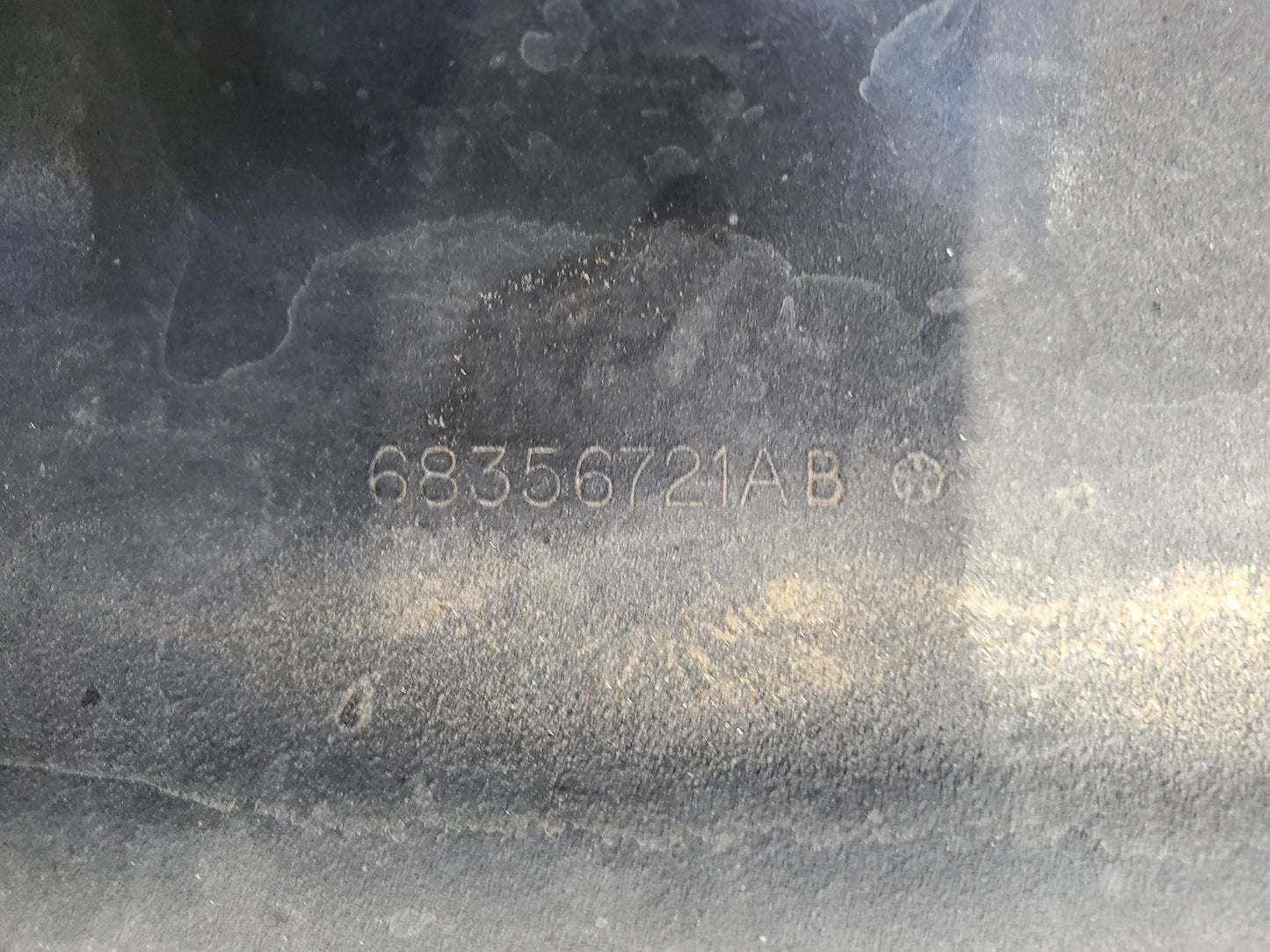 2018-2025 Jeep Wrangler JL Gladiator JT Front Bumper Steel Lower Skid Plate OEM 68356721AB