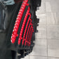 2007-2018 Jeep Wrangler JK Grille OEM Black With Red Inserts 1BM91TRM