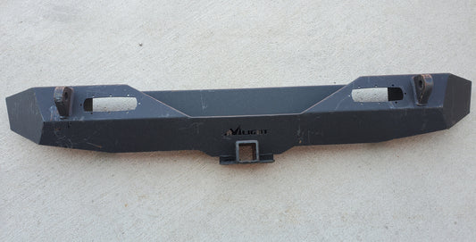 2018-2025 Jeep Wrangler JL Steel Rear Bumper with Trailer Hitch Nilight