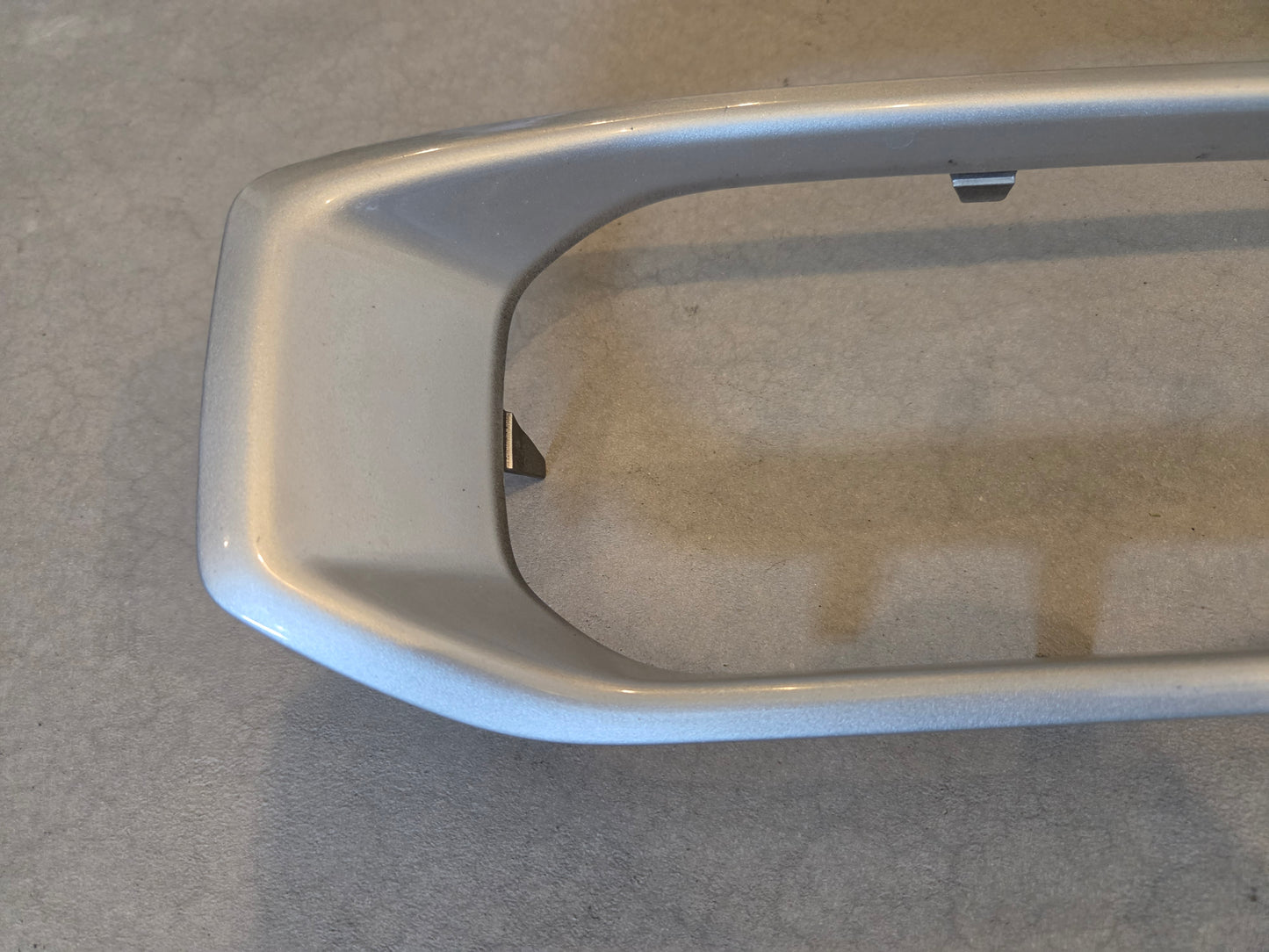 2018-2026 Jeep Wrangler JL Gladiator JT Front Bumper Applique Silver Left Driver's Side