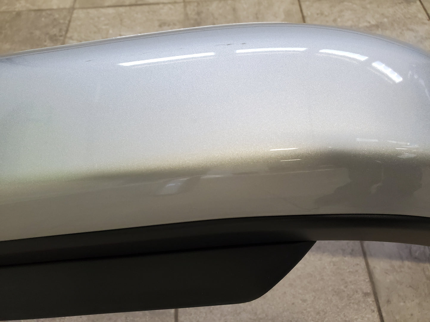 2018-2025 Jeep Wrangler JL Rubicon Rear Right Passenger Side Fender Flare in Silver Zynith