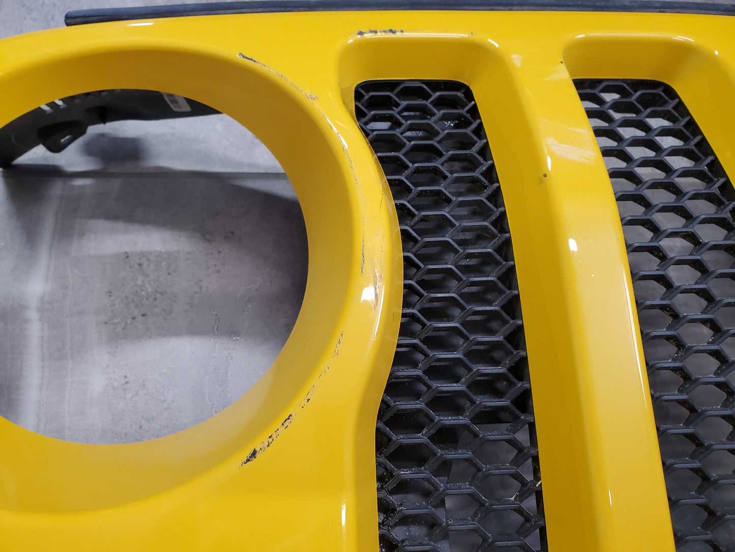 2018-2025 Jeep Wrangler JL Gladiator JT Sport Grille OEM Hella Yella 6BY75TRMAC