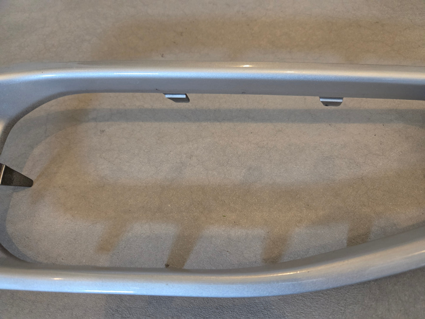 2018-2026 Jeep Wrangler JL Gladiator JT Front Bumper Applique Silver Left Driver's Side